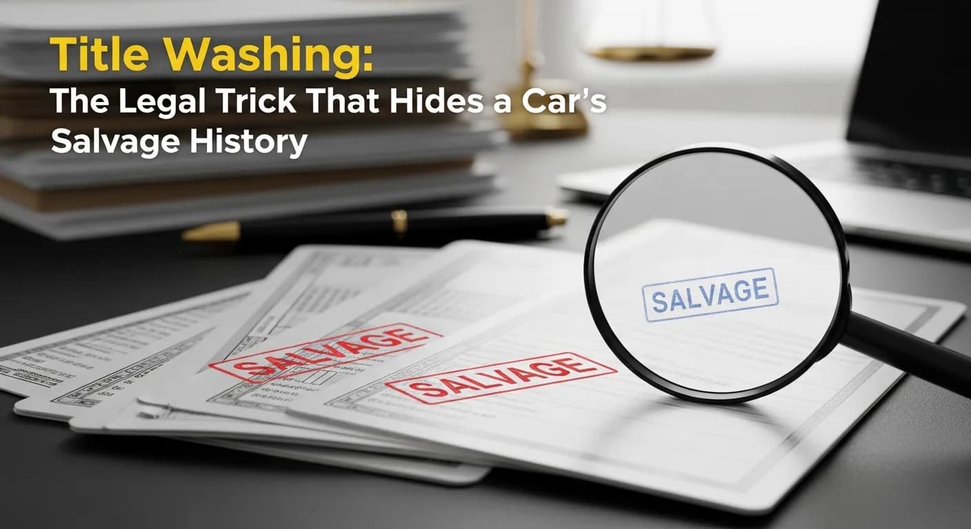 Title Washing: The Legal Trick That Hides a Car's Salvage History